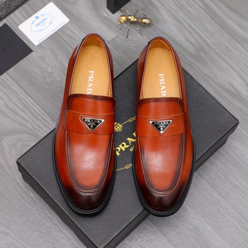Cheap Prada Leather Shoes For Men #1116899 Replica Wholesale [$92.00 USD] [ITEM#1116899] on Replica Prada Leather Shoes