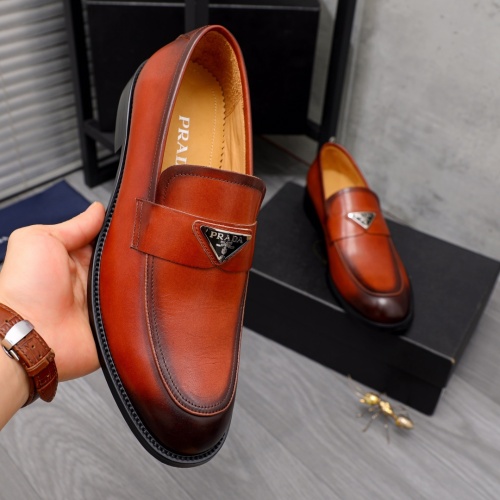 Cheap Prada Leather Shoes For Men #1116899 Replica Wholesale [$92.00 USD] [ITEM#1116899] on Replica Prada Leather Shoes