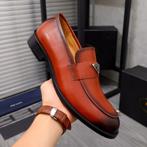 Cheap Prada Leather Shoes For Men #1116899 Replica Wholesale [$92.00 USD] [ITEM#1116899] on Replica Prada Leather Shoes