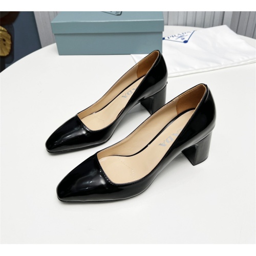 Cheap Prada High-heeled Shoes For Women #1116931 Replica Wholesale [$115.00 USD] [ITEM#1116931] on Replica Prada High-heeled Shoes