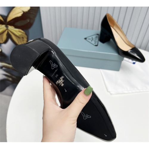 Cheap Prada High-heeled Shoes For Women #1116931 Replica Wholesale [$115.00 USD] [ITEM#1116931] on Replica Prada High-heeled Shoes