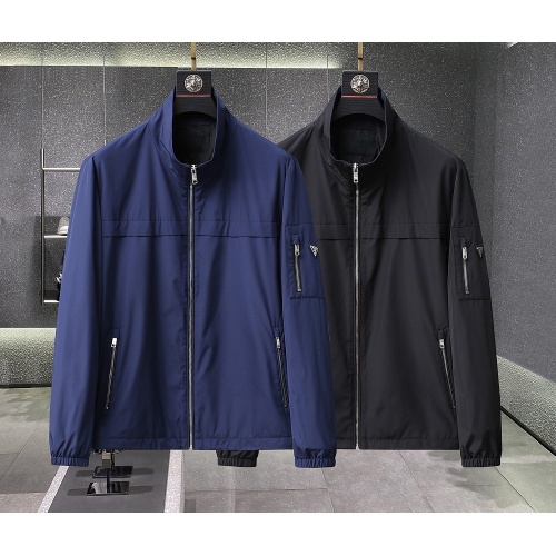 Cheap Prada New Jackets Long Sleeved For Men #1116972 Replica Wholesale [$115.00 USD] [ITEM#1116972] on Replica Prada Jackets