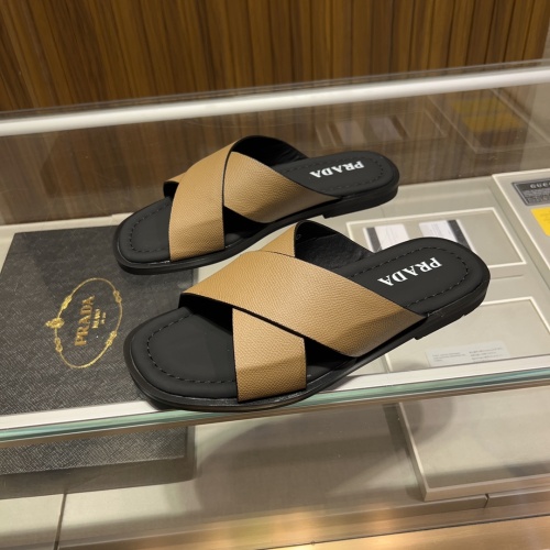 Cheap Prada Slippers For Men #1117006 Replica Wholesale [$56.00 USD] [ITEM#1117006] on Replica Prada Slippers