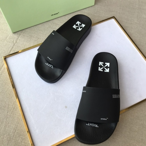 Cheap Off-White Slippers For Men #1117105 Replica Wholesale [$42.00 USD] [ITEM#1117105] on Replica Off-White Slippers