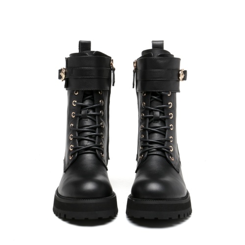 Cheap Versace Boots For Women #1117352 Replica Wholesale [$125.00 USD] [ITEM#1117352] on Replica Versace Boots