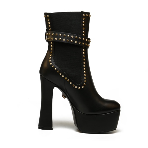 Cheap Versace Boots For Women #1117357 Replica Wholesale [$125.00 USD] [ITEM#1117357] on Replica Versace Boots