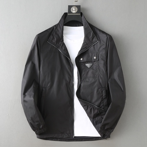 Cheap Prada Jackets Long Sleeved For Men #1117493 Replica Wholesale [$118.00 USD] [ITEM#1117493] on Replica Prada Coat &amp; Jackets