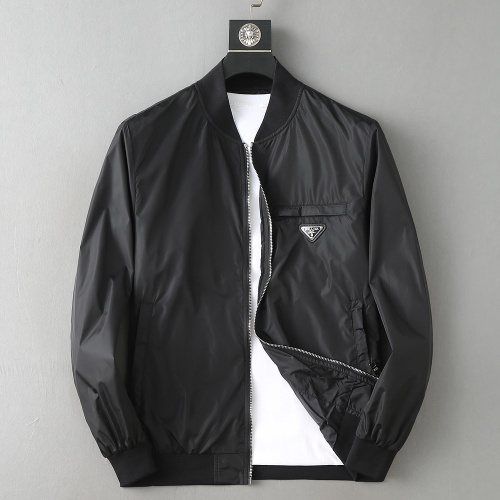Cheap Prada Jackets Long Sleeved For Men #1117496 Replica Wholesale [$118.00 USD] [ITEM#1117496] on Replica Prada Coat &amp; Jackets