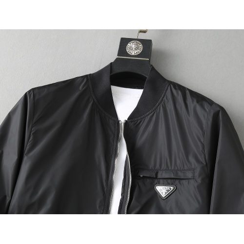 Cheap Prada Jackets Long Sleeved For Men #1117496 Replica Wholesale [$118.00 USD] [ITEM#1117496] on Replica Prada Coat &amp; Jackets