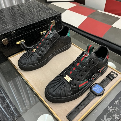 Cheap Gucci Casual Shoes For Men #1117517 Replica Wholesale [$76.00 USD] [ITEM#1117517] on Replica Gucci Casual Shoes