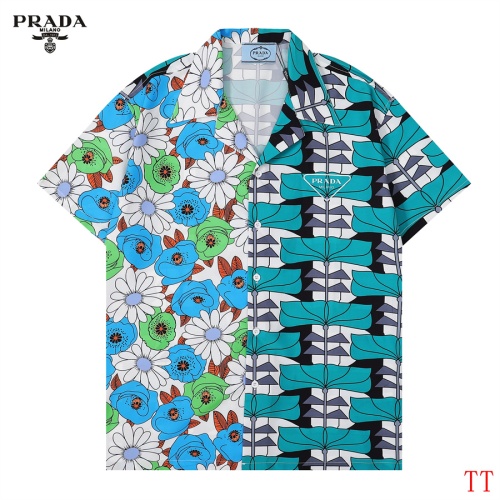 Cheap Prada Shirts Short Sleeved For Men #1118571 Replica Wholesale [$32.00 USD] [ITEM#1118571] on Replica Prada Shirts