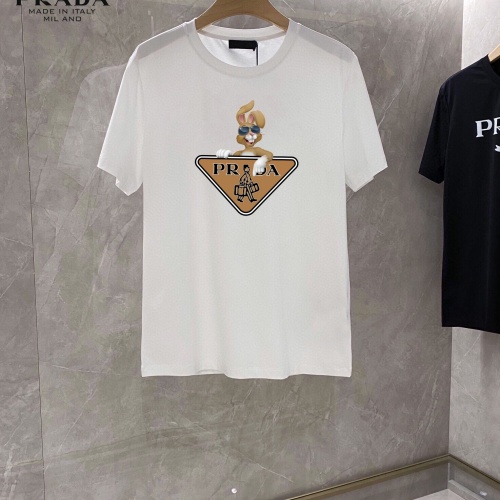 Cheap Prada T-Shirts Short Sleeved For Unisex #1118724 Replica Wholesale [$25.00 USD] [ITEM#1118724] on Replica Prada T-Shirts