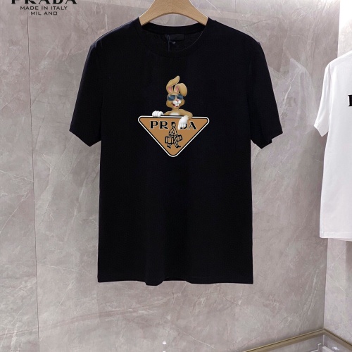Cheap Prada T-Shirts Short Sleeved For Unisex #1118726 Replica Wholesale [$25.00 USD] [ITEM#1118726] on Replica Prada T-Shirts