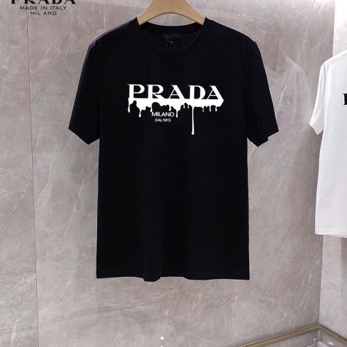 Cheap Prada T-Shirts Short Sleeved For Unisex #1118736 Replica Wholesale [$25.00 USD] [ITEM#1118736] on Replica Prada T-Shirts