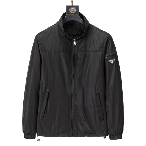 Cheap Prada Jackets Long Sleeved For Men #1119108 Replica Wholesale [$42.00 USD] [ITEM#1119108] on Replica Prada Coat &amp; Jackets