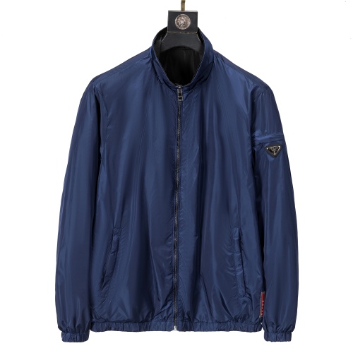 Cheap Prada New Jackets Long Sleeved For Men #1119183 Replica Wholesale [$45.00 USD] [ITEM#1119183] on Replica Prada Jackets