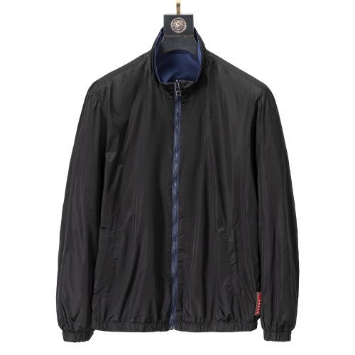 Cheap Prada New Jackets Long Sleeved For Men #1119183 Replica Wholesale [$45.00 USD] [ITEM#1119183] on Replica Prada Jackets