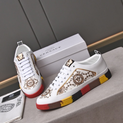 Cheap Versace Casual Shoes For Men #1119676 Replica Wholesale [$76.00 USD] [ITEM#1119676] on Replica Versace Casual Shoes
