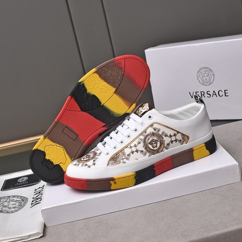Cheap Versace Casual Shoes For Men #1119676 Replica Wholesale [$76.00 USD] [ITEM#1119676] on Replica Versace Casual Shoes