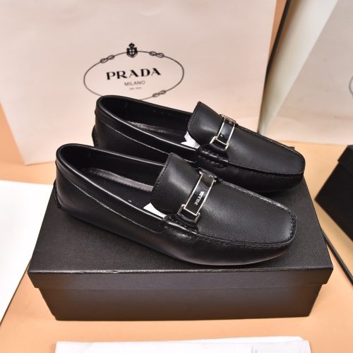 Cheap Prada Leather Shoes For Men #1119813 Replica Wholesale [$80.00 USD] [ITEM#1119813] on Replica Prada Leather Shoes