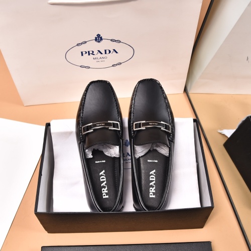 Cheap Prada Leather Shoes For Men #1119814 Replica Wholesale [$80.00 USD] [ITEM#1119814] on Replica Prada Leather Shoes