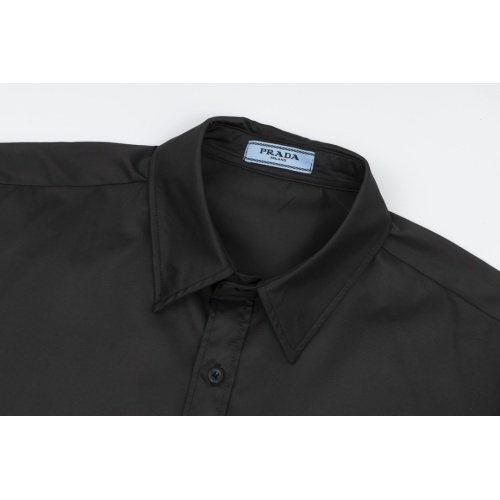Cheap Prada Shirts Long Sleeved For Men #1120719 Replica Wholesale [$56.00 USD] [ITEM#1120719] on Replica Prada Shirts