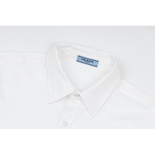 Cheap Prada Shirts Long Sleeved For Men #1120721 Replica Wholesale [$56.00 USD] [ITEM#1120721] on Replica Prada Shirts