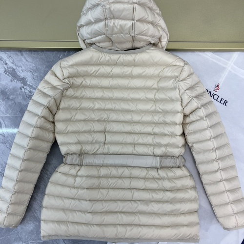 Cheap Moncler Down Feather Coat Long Sleeved For Women #1120731 Replica Wholesale [$128.00 USD] [ITEM#1120731] on Replica Moncler Down Feather Coat