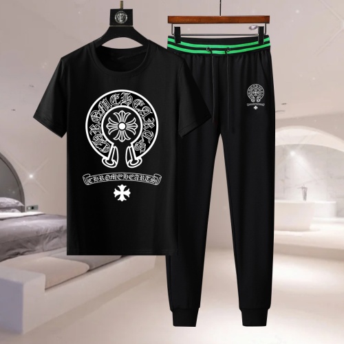 Cheap Chrome Hearts Tracksuits Short Sleeved For Men #1120868 Replica Wholesale [$76.00 USD] [ITEM#1120868] on Replica Chrome Hearts Tracksuits