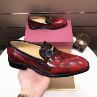 Cheap Salvatore Ferragamo Leather Shoes For Men #1113931 Replica Wholesale [$112.00 USD] [ITEM#1113931] on Replica Salvatore Ferragamo Leather Shoes