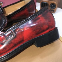 Cheap Salvatore Ferragamo Leather Shoes For Men #1113931 Replica Wholesale [$112.00 USD] [ITEM#1113931] on Replica Salvatore Ferragamo Leather Shoes