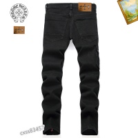 Cheap Chrome Hearts Jeans For Men #1114608 Replica Wholesale [$48.00 USD] [ITEM#1114608] on Replica Chrome Hearts Jeans