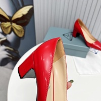 Cheap Prada High-heeled Shoes For Women #1116929 Replica Wholesale [$115.00 USD] [ITEM#1116929] on Replica Prada High-heeled Shoes