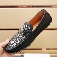 Cheap Versace Leather Shoes For Men #1117505 Replica Wholesale [$88.00 USD] [ITEM#1117505] on Replica Versace Leather Shoes