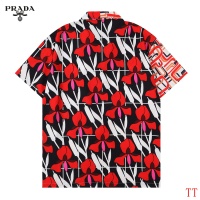 Cheap Prada Shirts Short Sleeved For Men #1118568 Replica Wholesale [$32.00 USD] [ITEM#1118568] on Replica Prada Shirts
