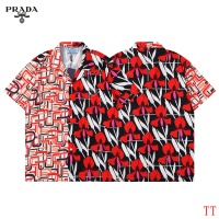 Cheap Prada Shirts Short Sleeved For Men #1118568 Replica Wholesale [$32.00 USD] [ITEM#1118568] on Replica Prada Shirts
