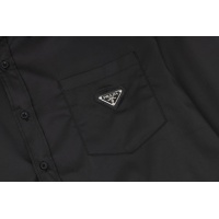 Cheap Prada Shirts Long Sleeved For Men #1120722 Replica Wholesale [$56.00 USD] [ITEM#1120722] on Replica Prada Shirts