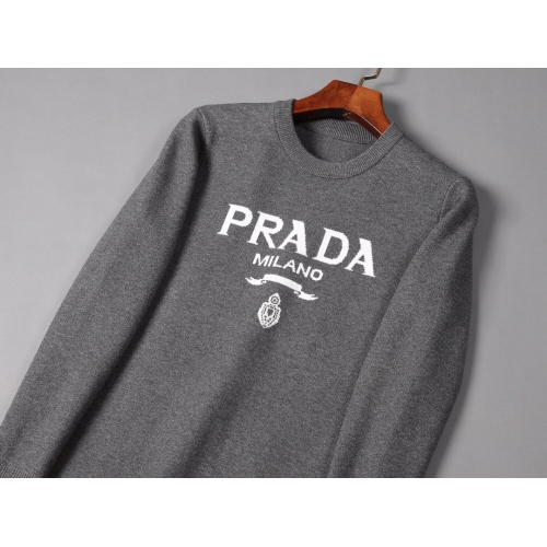 Cheap Prada Sweater Long Sleeved For Men #1121512 Replica Wholesale [$45.00 USD] [ITEM#1121512] on Replica Prada Sweater