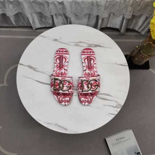 Cheap Dolce &amp; Gabbana D&amp;G Slippers For Women #1121664 Replica Wholesale [$130.00 USD] [ITEM#1121664] on Replica Dolce &amp; Gabbana D&amp;G Slippers