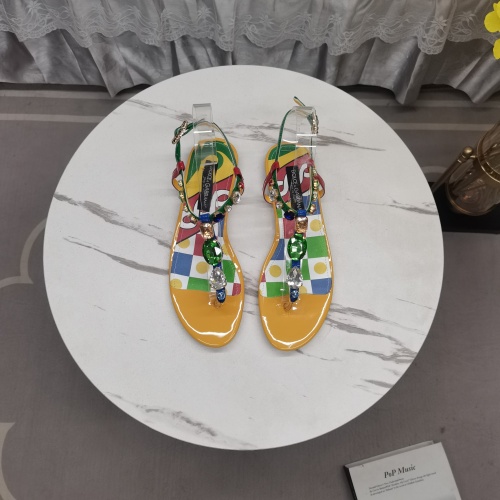 Cheap Dolce &amp; Gabbana D&amp;G Sandal For Women #1121733 Replica Wholesale [$130.00 USD] [ITEM#1121733] on Replica Dolce &amp; Gabbana D&amp;G Sandal