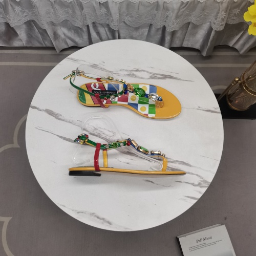 Cheap Dolce &amp; Gabbana D&amp;G Sandal For Women #1121733 Replica Wholesale [$130.00 USD] [ITEM#1121733] on Replica Dolce &amp; Gabbana D&amp;G Sandal