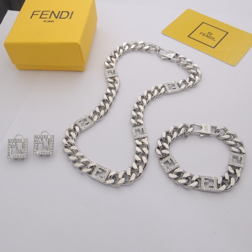 Cheap Fendi Jewelry Set #1122433 Replica Wholesale [$80.00 USD] [ITEM#1122433] on Replica Fendi Jewelry Set