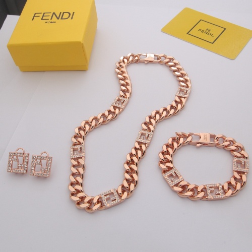 Cheap Fendi Jewelry Set #1122434 Replica Wholesale [$80.00 USD] [ITEM#1122434] on Replica Fendi Jewelry Set