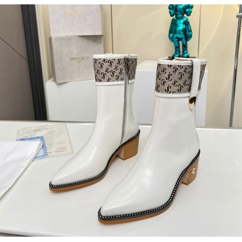 Cheap Jimmy Choo Boots For Women #1122793 Replica Wholesale [$108.00 USD] [ITEM#1122793] on Replica Jimmy Choo Boots