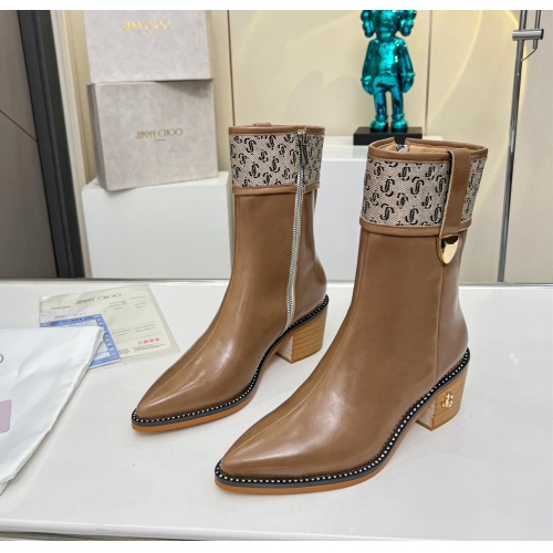 Cheap Jimmy Choo Boots For Women #1122794 Replica Wholesale [$108.00 USD] [ITEM#1122794] on Replica Jimmy Choo Boots