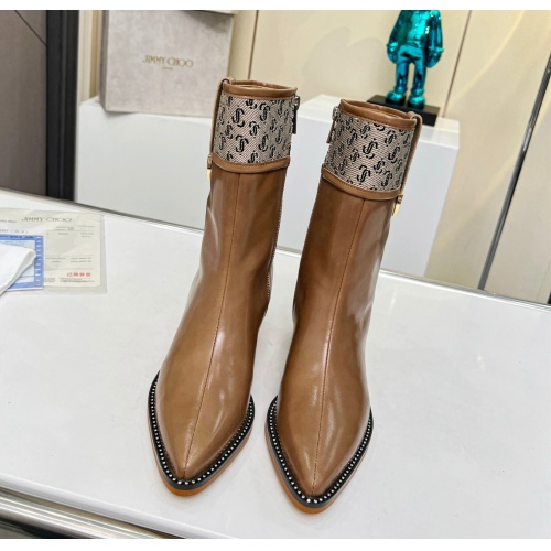 Cheap Jimmy Choo Boots For Women #1122794 Replica Wholesale [$108.00 USD] [ITEM#1122794] on Replica Jimmy Choo Boots