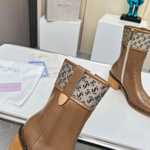 Cheap Jimmy Choo Boots For Women #1122794 Replica Wholesale [$108.00 USD] [ITEM#1122794] on Replica Jimmy Choo Boots