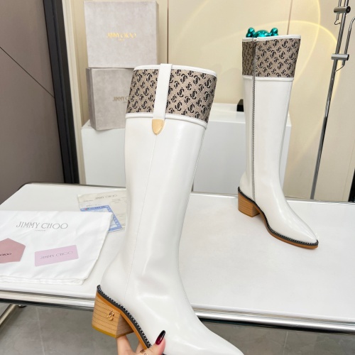Cheap Jimmy Choo Boots For Women #1122799 Replica Wholesale [$132.00 USD] [ITEM#1122799] on Replica Jimmy Choo Boots