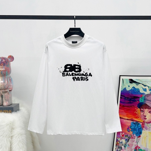 Cheap Balenciaga T-Shirts Long Sleeved For Unisex #1123081 Replica Wholesale [$42.00 USD] [ITEM#1123081] on Replica Balenciaga T-Shirts