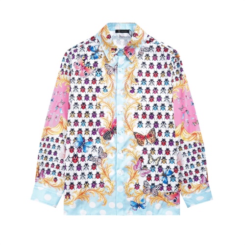 Cheap Versace Shirts Long Sleeved For Men #1123442 Replica Wholesale [$42.00 USD] [ITEM#1123442] on Replica Versace Shirts